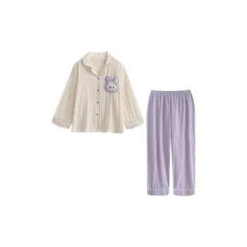 Sleeping Beauty Pajama Set Women's Purple