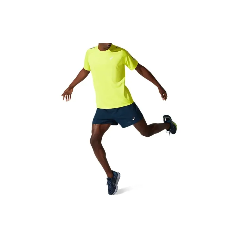 Asics Sports Shorts Unisex Dark Blue Silver-4