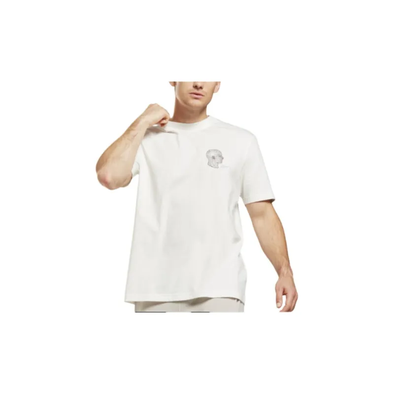 Reebok GS REEBOK DATA FITNESS T T-Shirt Unisex White Gray-2