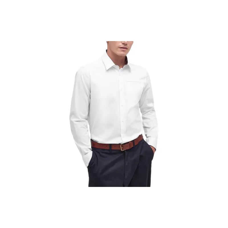 BARBOUR Lyle Tailored Shirt Men's White-3