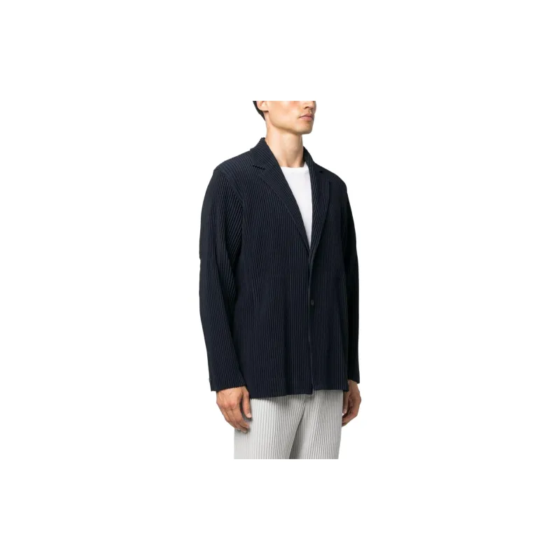 ISSEY MIYAKE Jackets Men Blue-3
