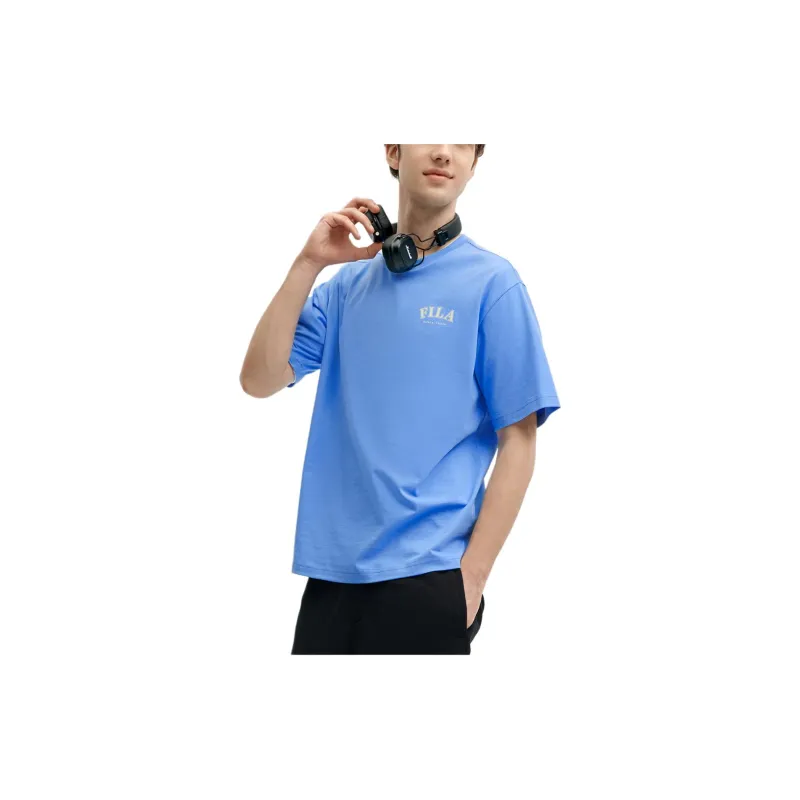 FILA T Shirt Unisex Pure Aqua Blue-3