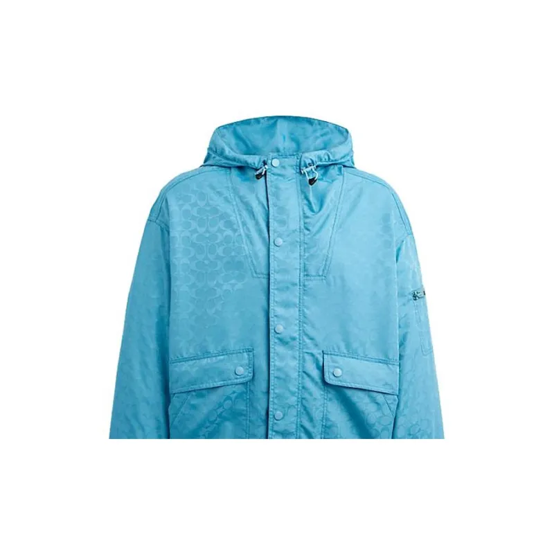 COACH SS23 Jackets Coats Men's Light Blue-2