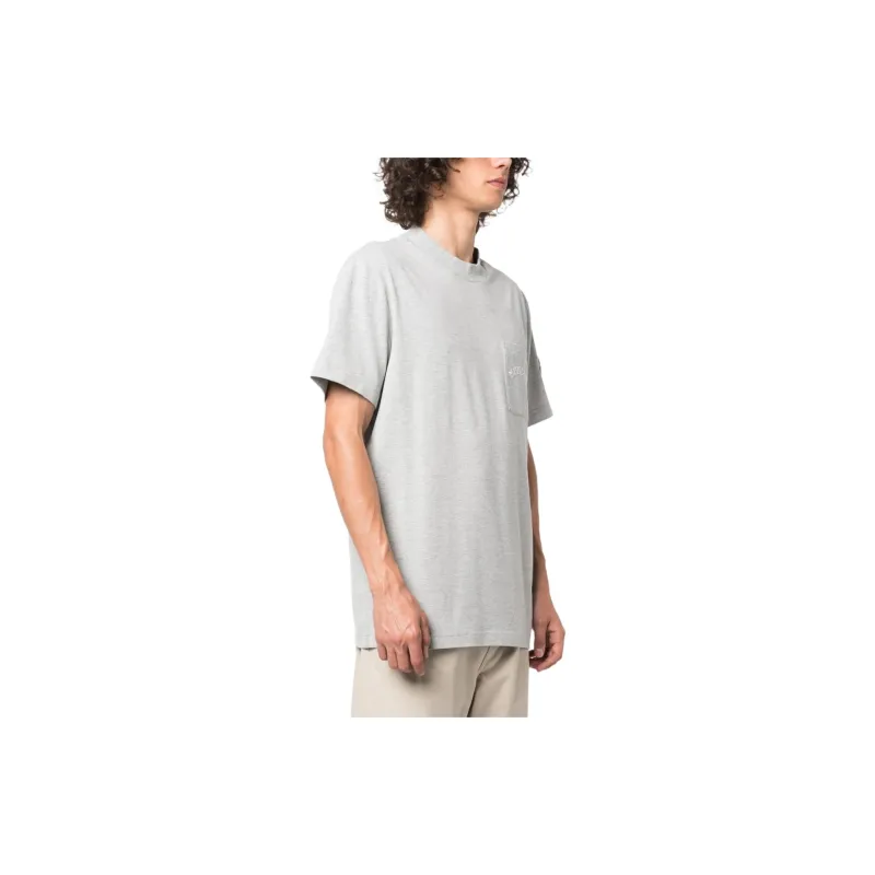 Moncler T-Shirts Men Gray-3