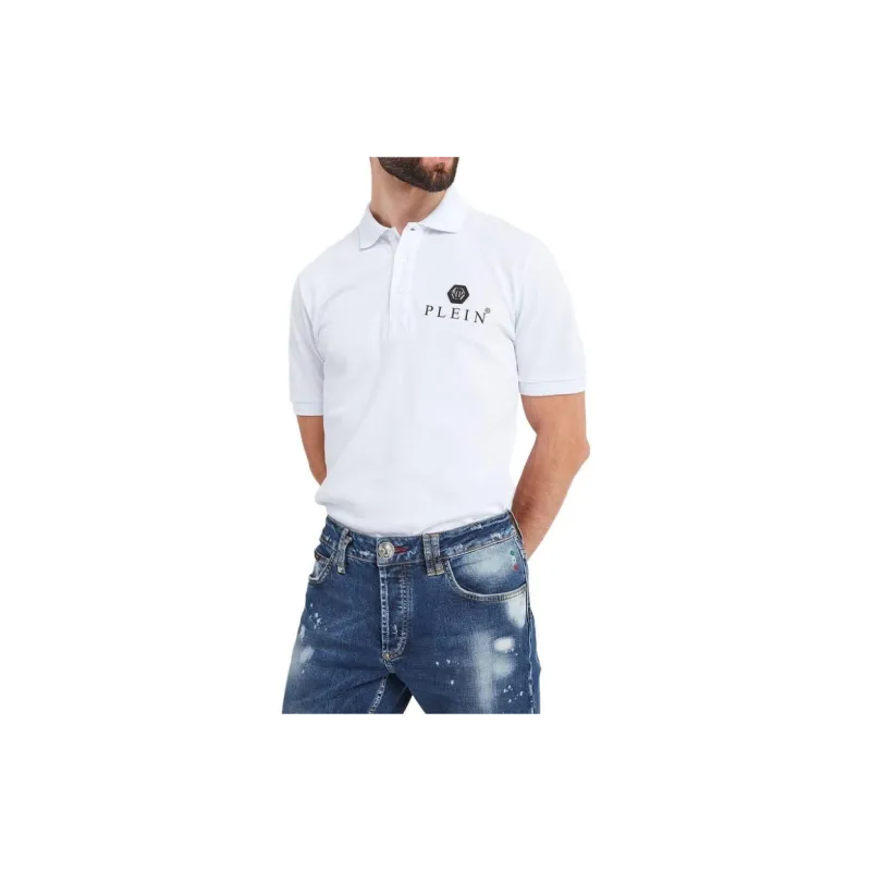PHILIPP PLEIN Iconic Piqué Cotton Polo Shirt-2