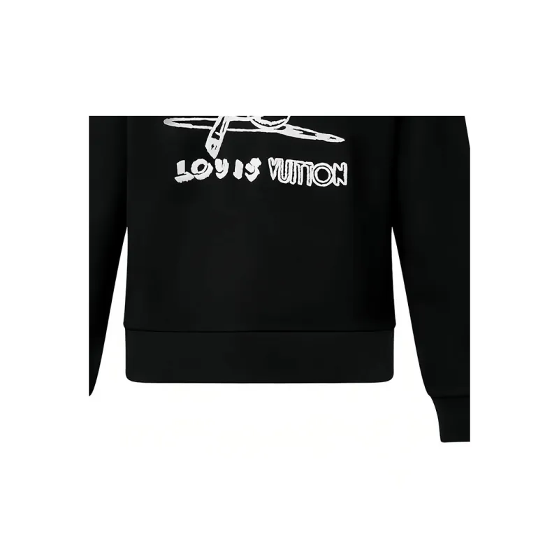 LOUIS VUITTON FW23 Sweatshirt Men's Black-3