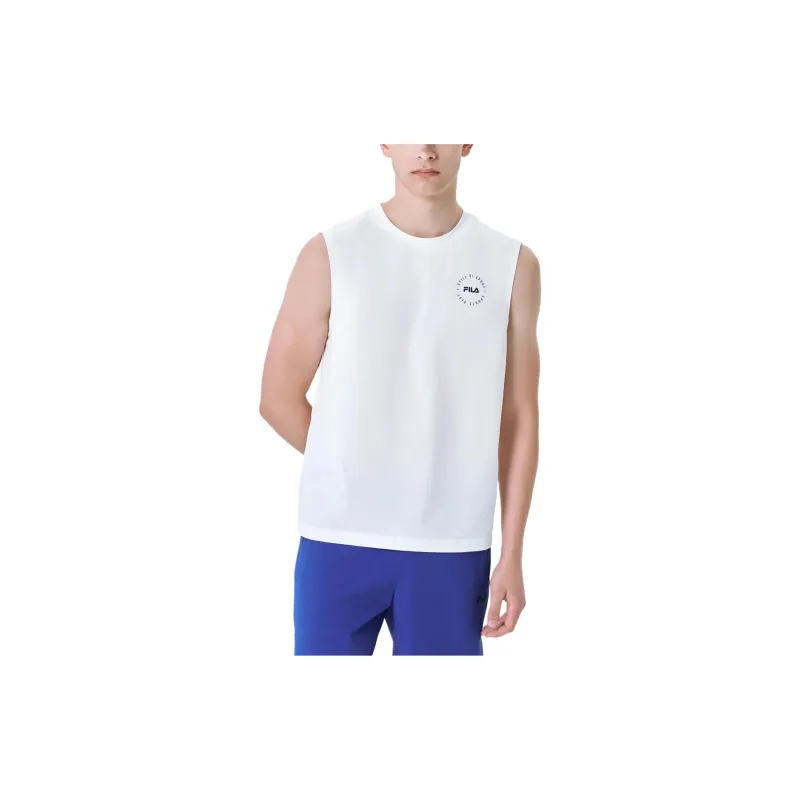 FILA Tank Tops Men White-5