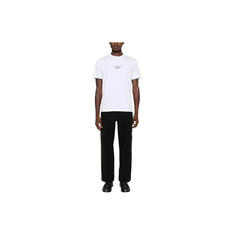 STONE ISLAND Archivo Logo print T shirt-1