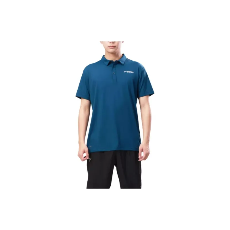 VICTOR Polo Shirt Unisex Navy Blue-1