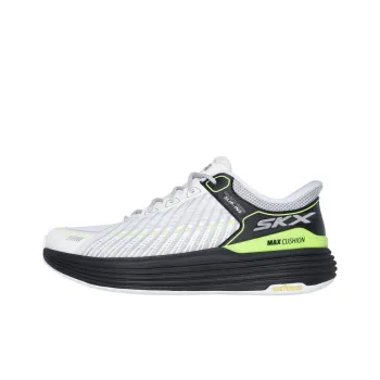 Skechers Slip Ins Slip Resistant Low Top Running Shoes Men's White Black