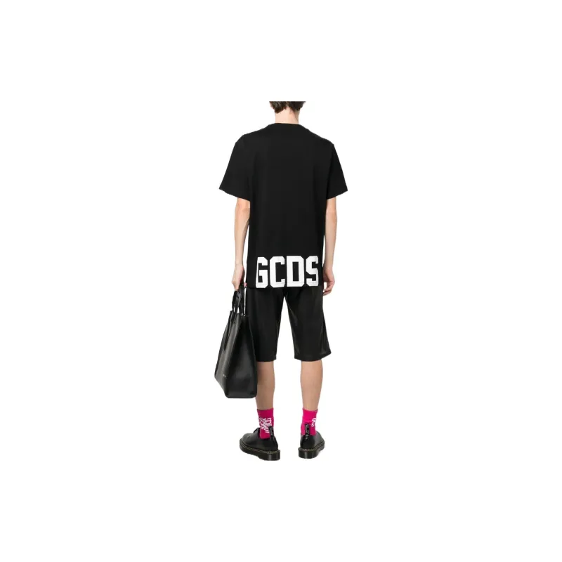 GCDS Logo print Detail T shirt-2
