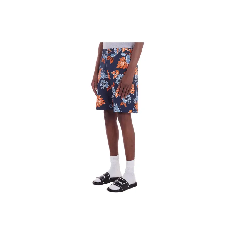 Maison Kitsune Floral Printed Board Shorts-4