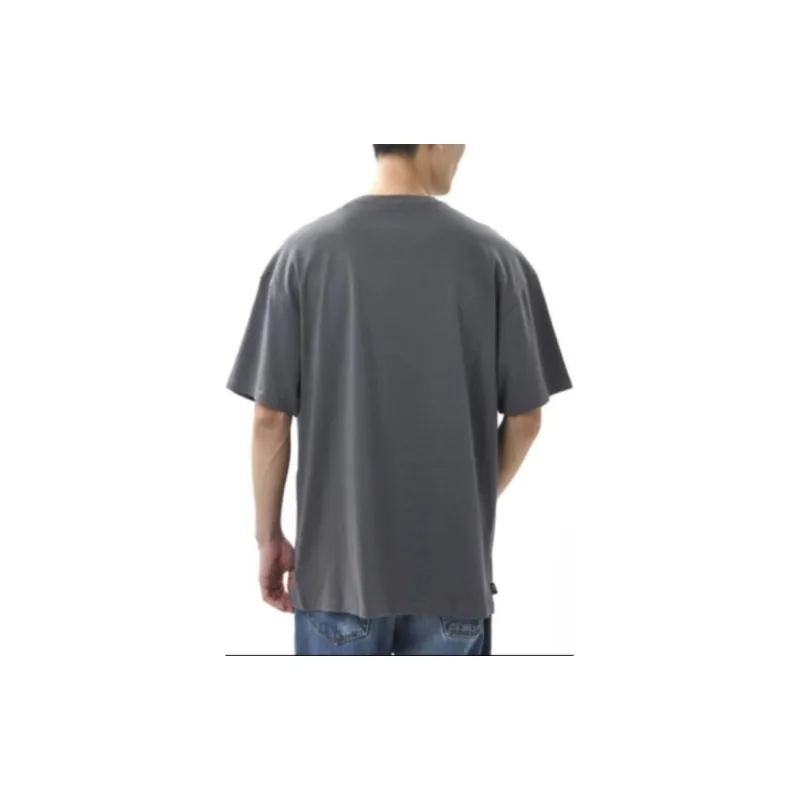 Vans T Shirts Men Lime Gray-3