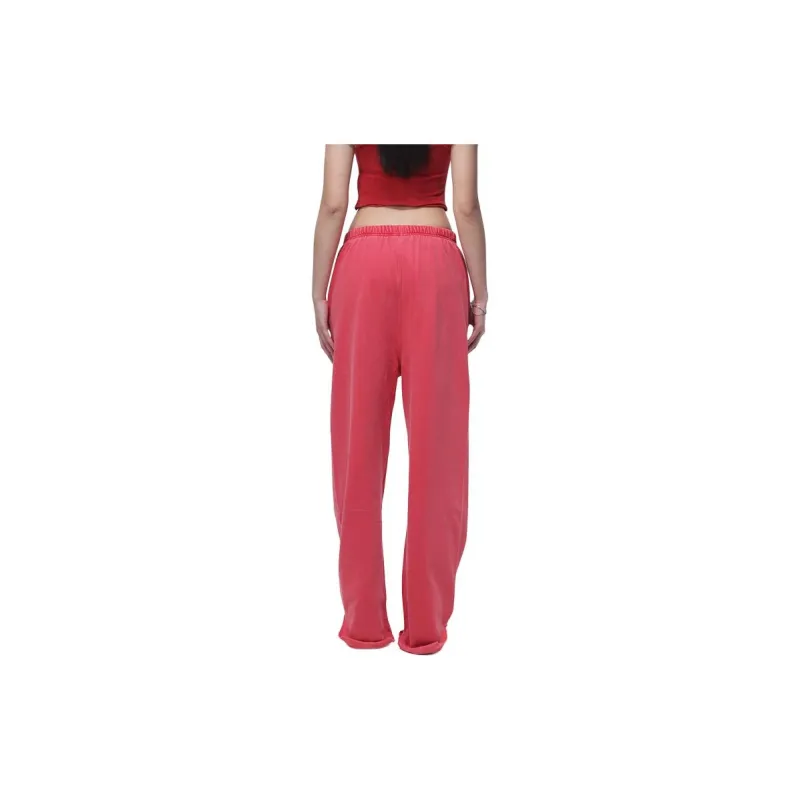 GREG ROSS Knitted Sports Pants Unisex Red-2