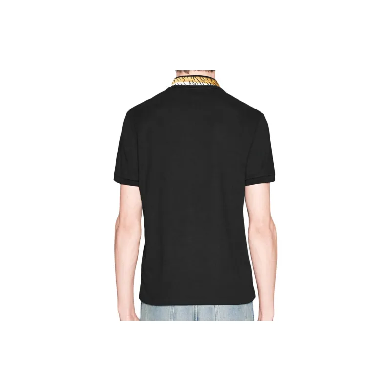 GUCCI Polo Shirts Men Black-3