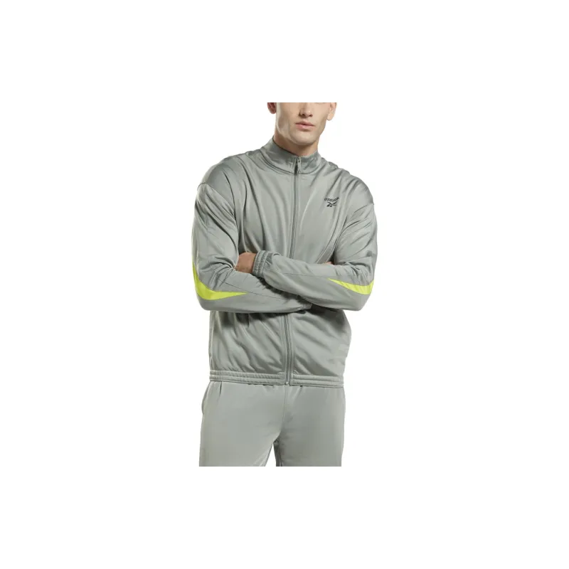 Reebok RI VECTOR KNIT TRACKTOP Jackets Coats Men's Gray-1