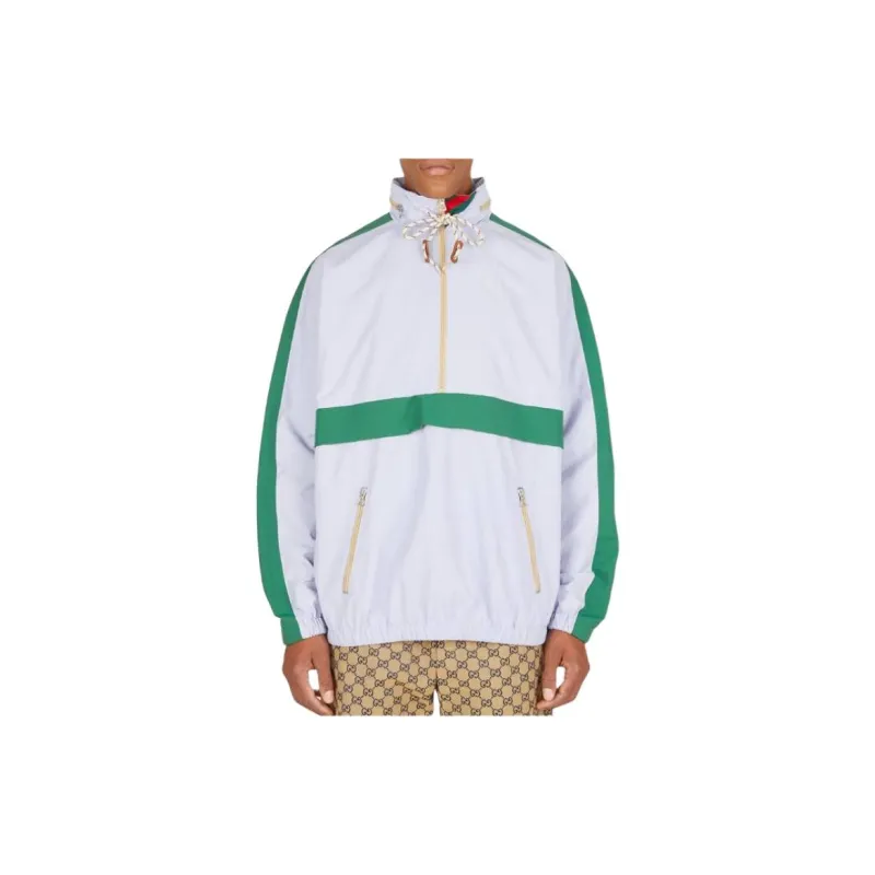 GUCCI Zipped Stripe Track Jacket-1