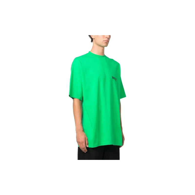 Balenciaga FW23 T Shirt Loose Fit Men's Green-4