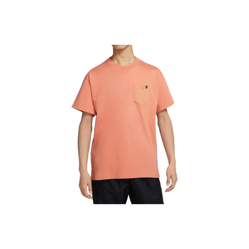 Nike T Shirts Men Orange-2