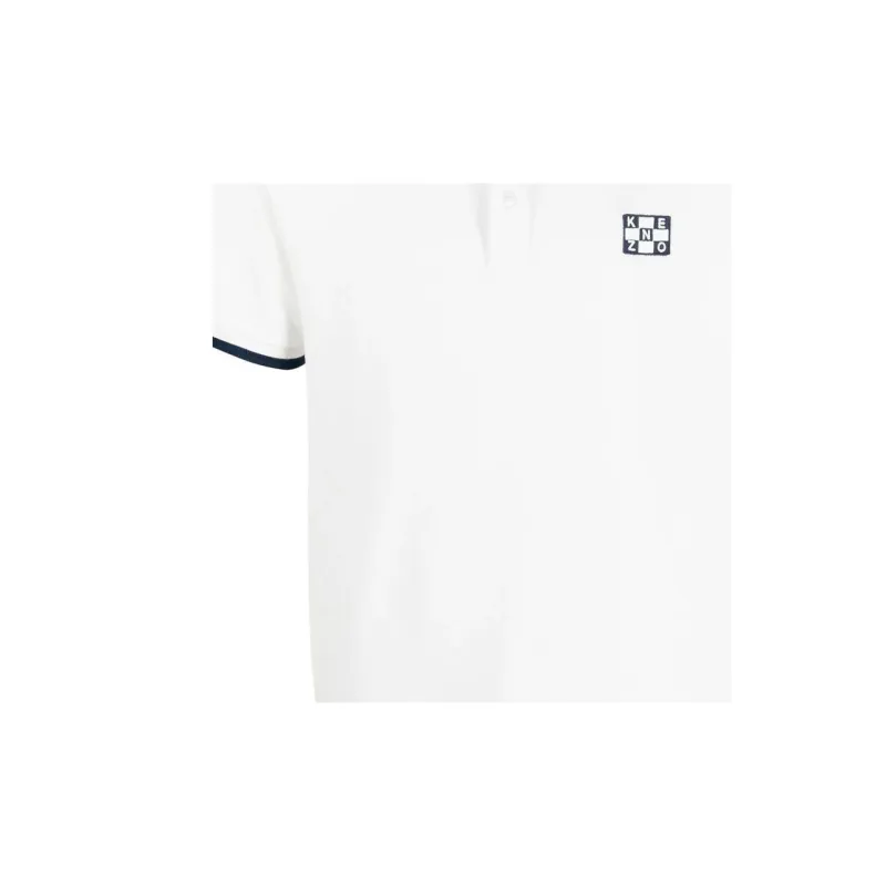 KENZO Polo Shirts Men White-5