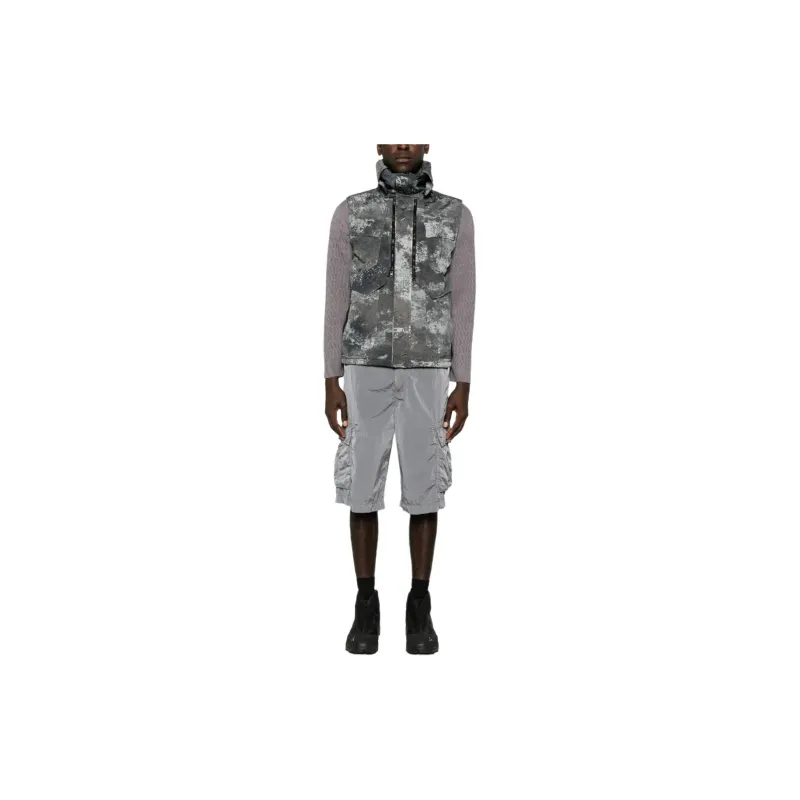 STONE ISLAND Camouflage Printed Sleeveless Gilet-1