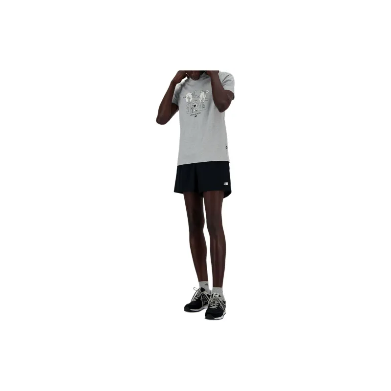New Balance Sport Essentials Mesh Short 5 Casual Shorts Men's Black-3