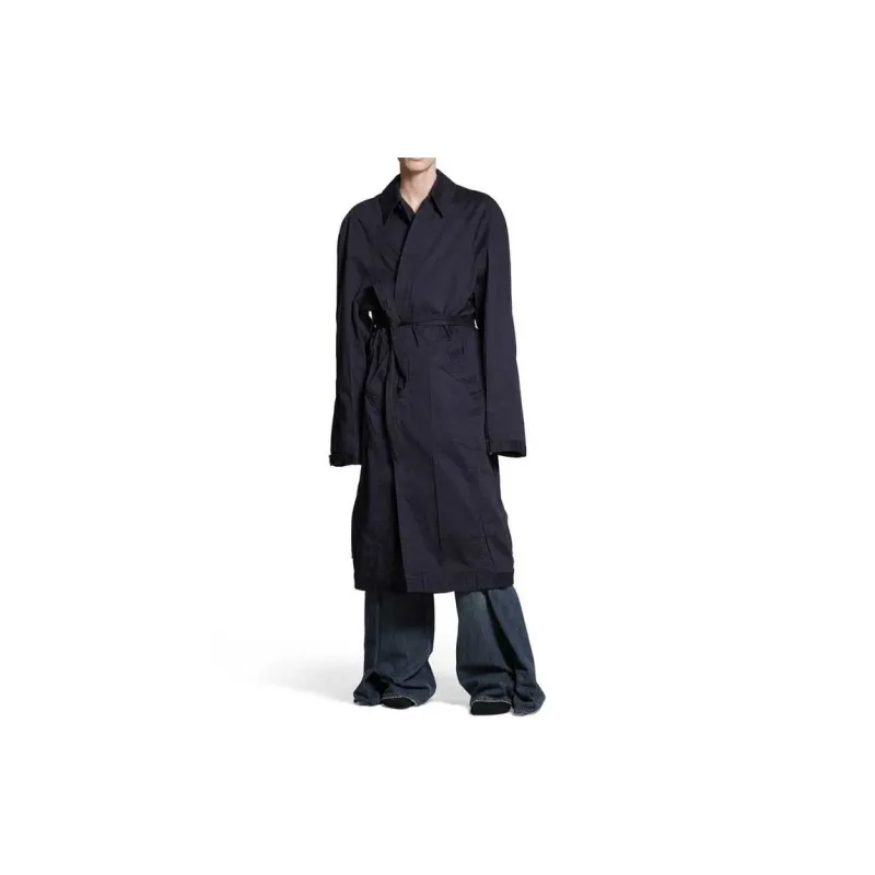 Balenciaga Belted Long Sleeved Coat-2
