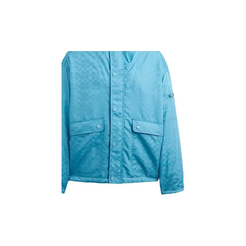 COACH SS23 Jackets Coats Men's Light Blue-3