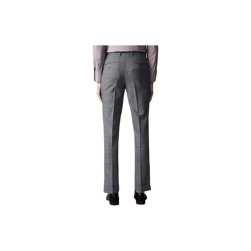 Yiwen Suit Trouser Men's Gray Coffee-3