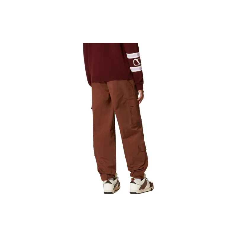 Valentino Cargo Pants Men Rusty Brown-2