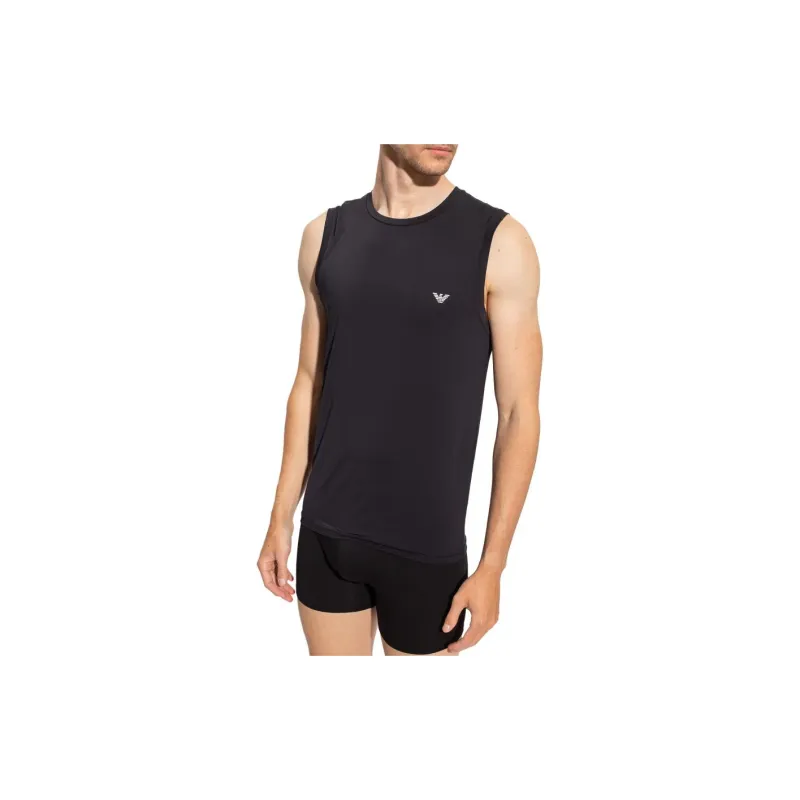 EMPORIO ARMANI Tank Tops Men Black-1