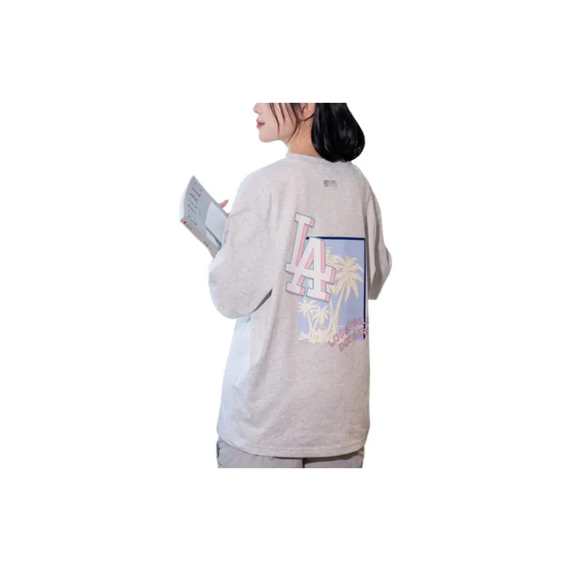 MLB T Shirt Unisex Light Heather Gray-2