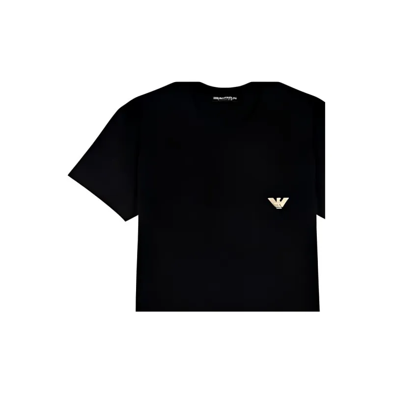 EMPORIO ARMANI T Shirt Men's Pure Black-3