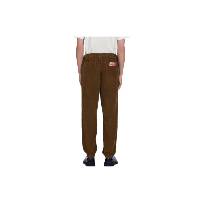 KENZO Casual Pants Men Brown-5