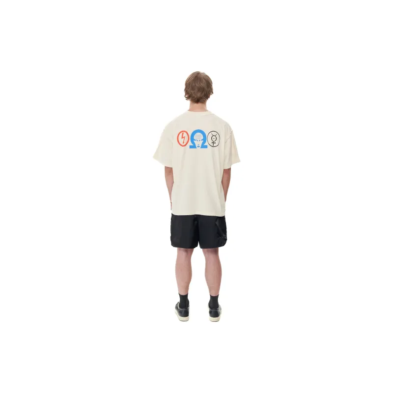 False Perception T Shirt Unisex Distressed White-3