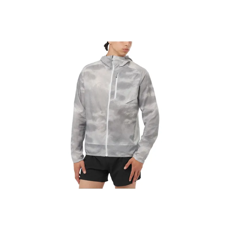 SALOMON CROSS BONATTI CROSS WIND Jackets Coats Men's Frost Gray-2