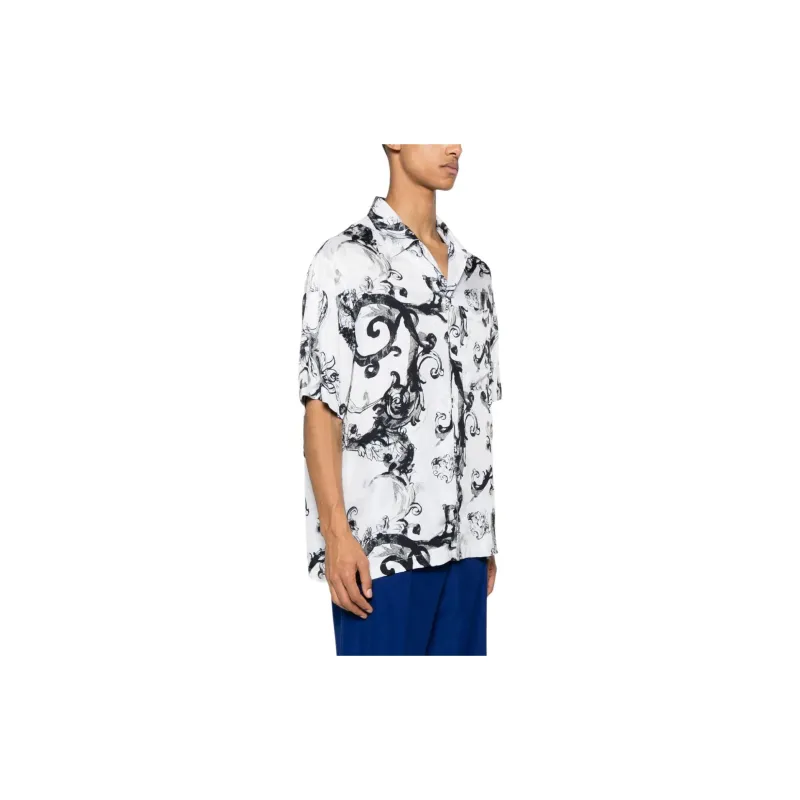VERSACE JEANS COUTURE Barocco print Short sleeve Shirt-3