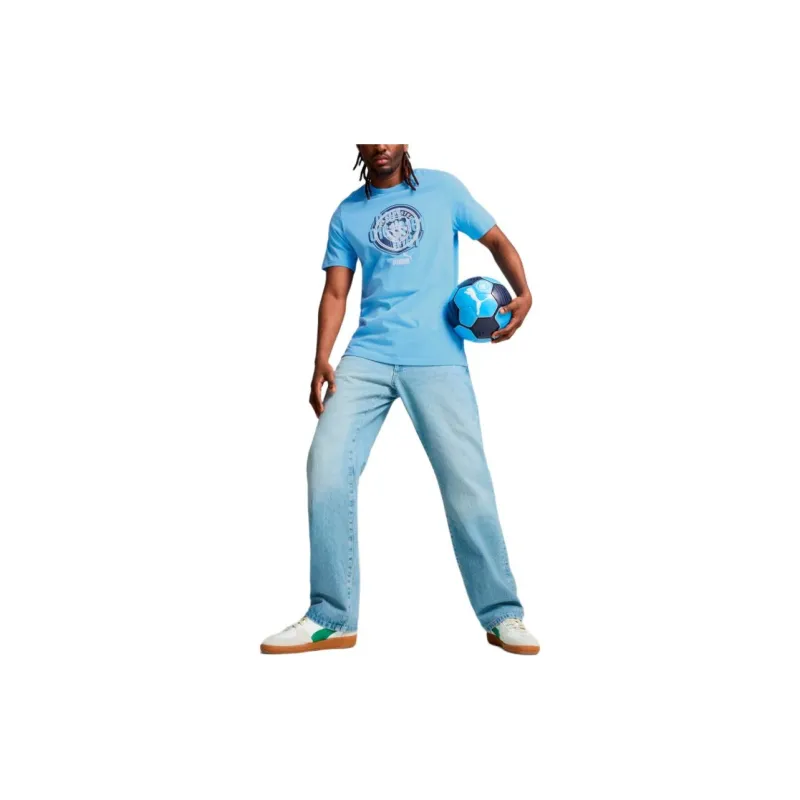 PUMA Manchester City SS24 T Shirt Men's Blue-2
