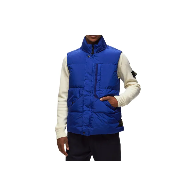 STONE ISLAND Vests Unisex Bright Blue-4