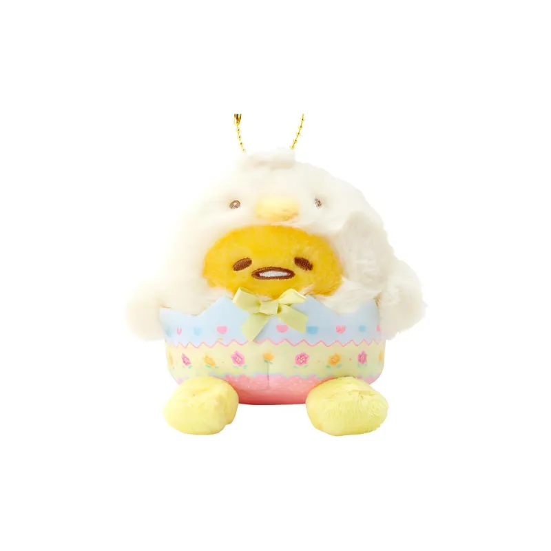 Sanrio Characters Sanrio, Easter Chick Collection, Lazy Egg, Giggling Dolls Plush Pendant 11cm Height-2