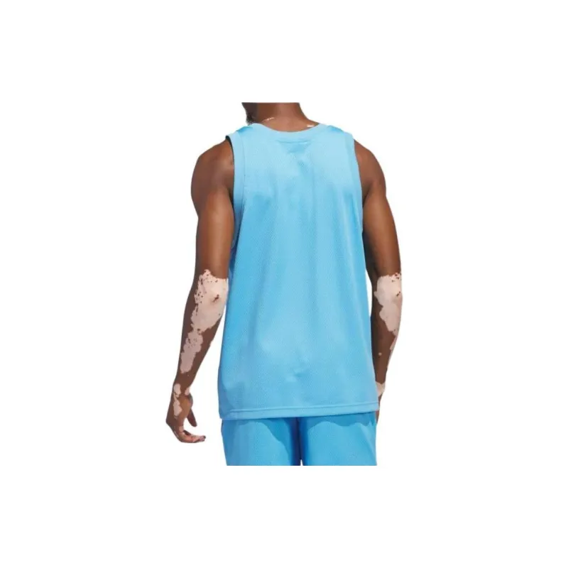 Adidas Clothing Basketball Legends Tank Top Basketball Jersey Men's Blue-2
