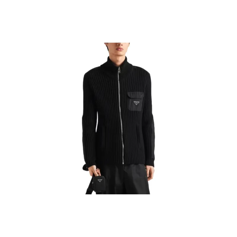 PRADA Sweaters Men Black-2