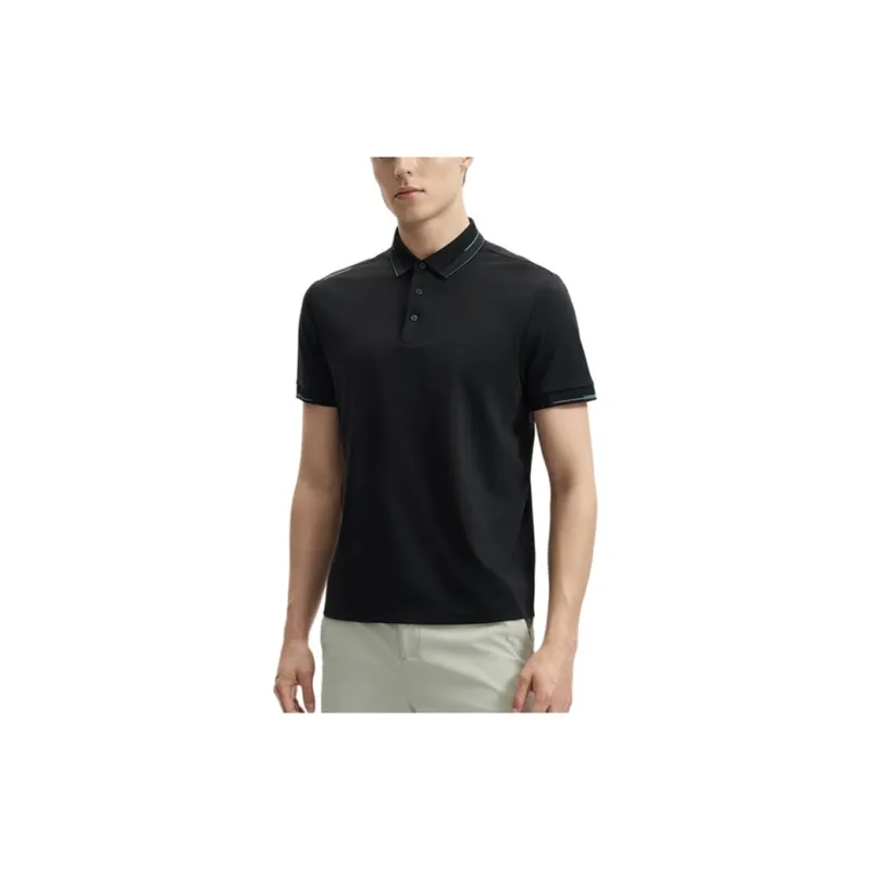FILA Polo Shirt Men's Jet Black-4