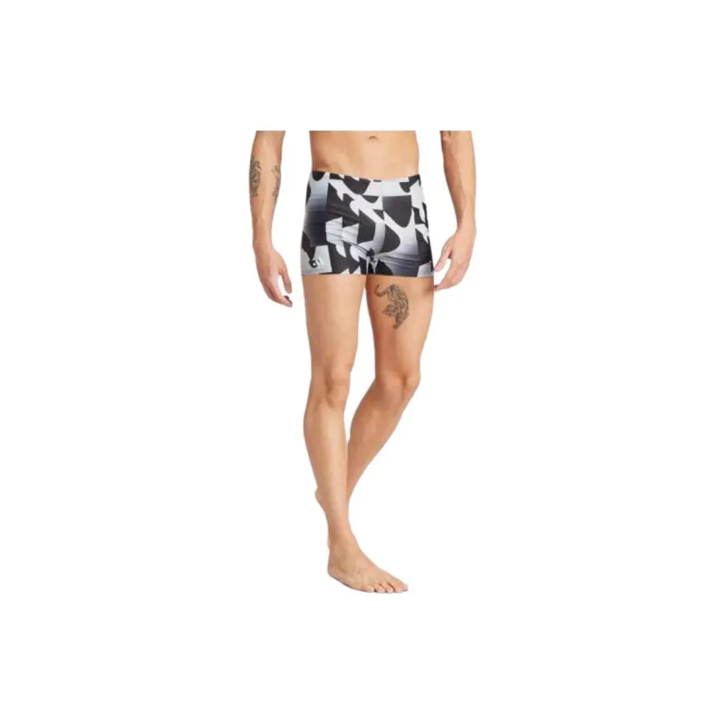 Adidas ALLOVER PRINT ALLOVER PRINT SWIM BOXERS Swimming Shorts Men's Black-4