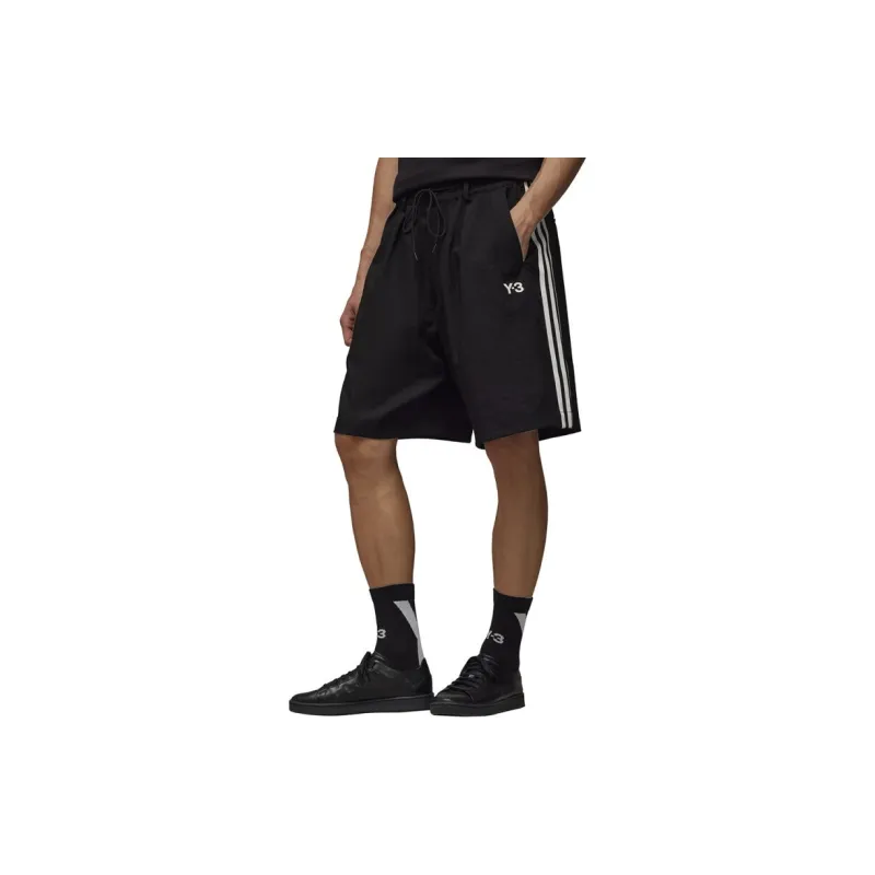Y 3 Logo print Track Shorts-1