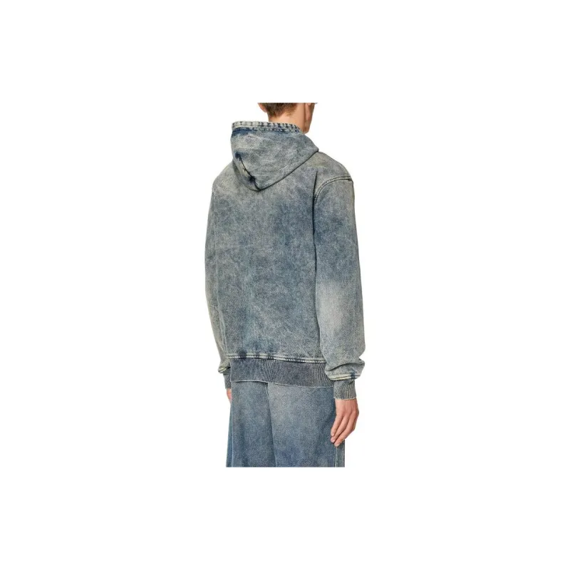 DIESEL Denim Jackets Men Blue-2