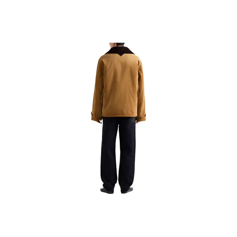 PRADA Long Sleeved Corduroy Shirt Jacket-2
