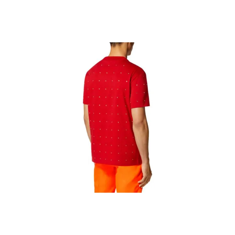 VERSACE BAROQUE T-Shirt Men's Red-2