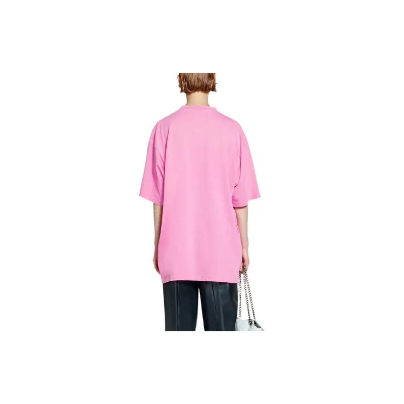 Balenciaga FW22 T-Shirt Unisex Pink-5