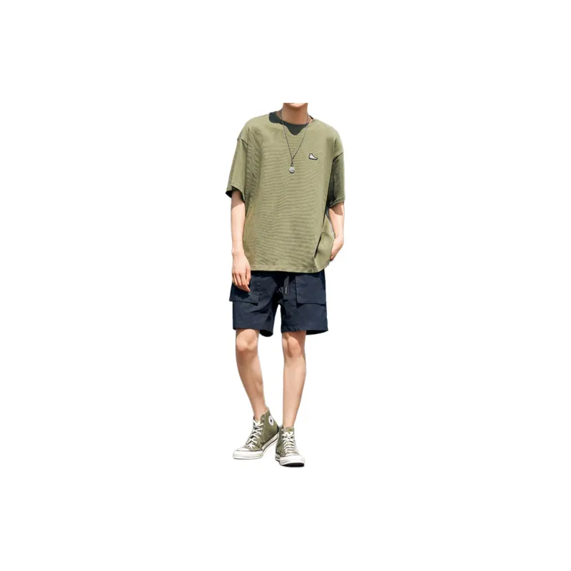Converse T Shirts Unisex Green-4